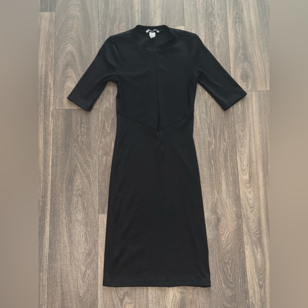 Black Ribbed H&M Dress